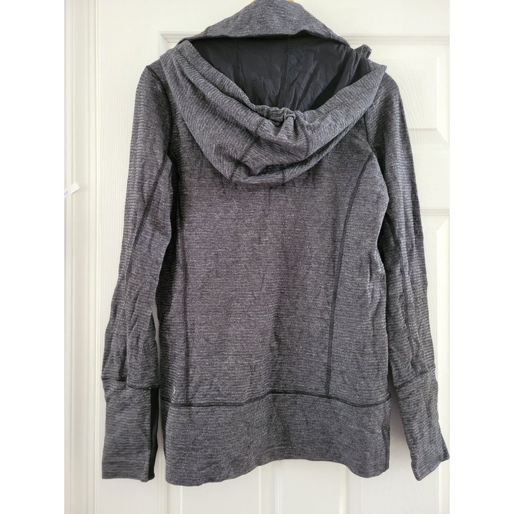 Lululemon athletica Womens Gray Stride Jacket size 8 athletic yoga hoodie - Picture 7 of 8
